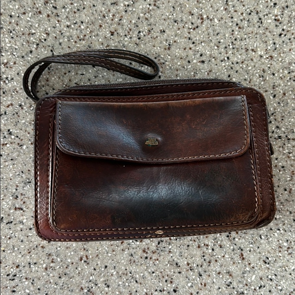The Bridge Leather Wristlet